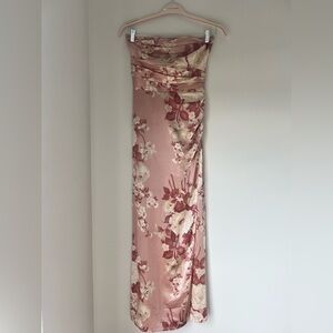 Reformation “Barrow” Silk Pink Dress